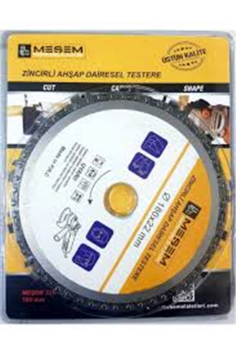 MEŞEM 180 MM ZİNCİRLİ AHŞAP TESTERE
